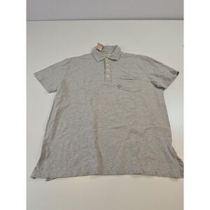 Denim & Supply Ralph Lauren Polo Shirt Mens XL Gray Pocket Cotton Casual